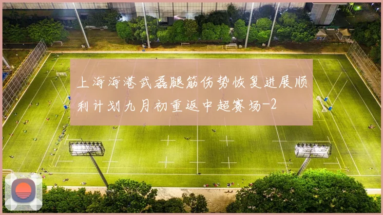 上海海港武磊腿筋伤势恢复进展顺利计划九月初重返中超赛场